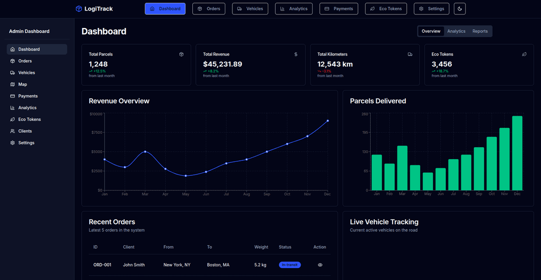 LogiTrack (Freelance Project)