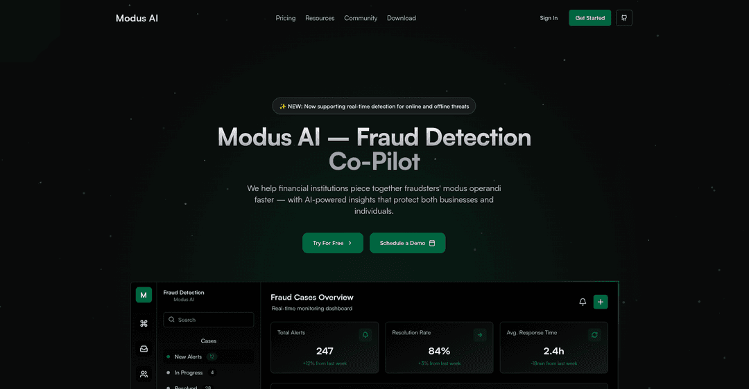 Modus AI (Freelance Project)