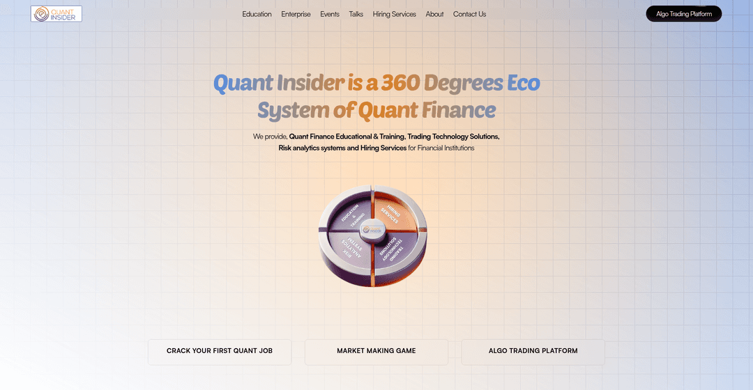 Quant Insider (Company Project)